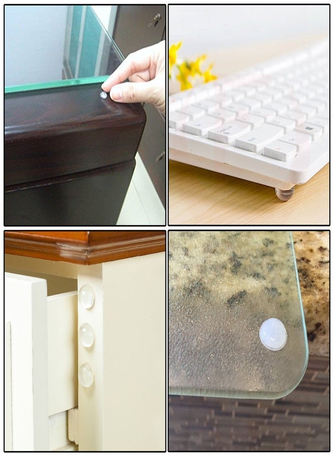 لايف ستايل-يو وسادات حماية شفافة من السيليكون ذاتي اللصق من لايف ستايل-يو™ (12 × 4 مم) لأبواب الخزائن وأجهزة الكمبيوتر المحمولة والأثاث (256 قطعة) - Image 3